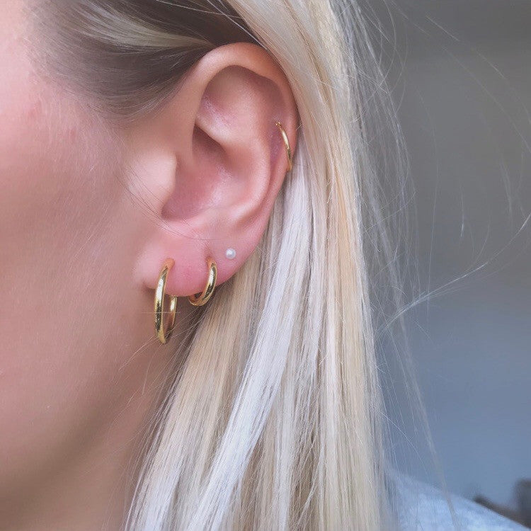 1 x Chunky Hoop (Sølv)