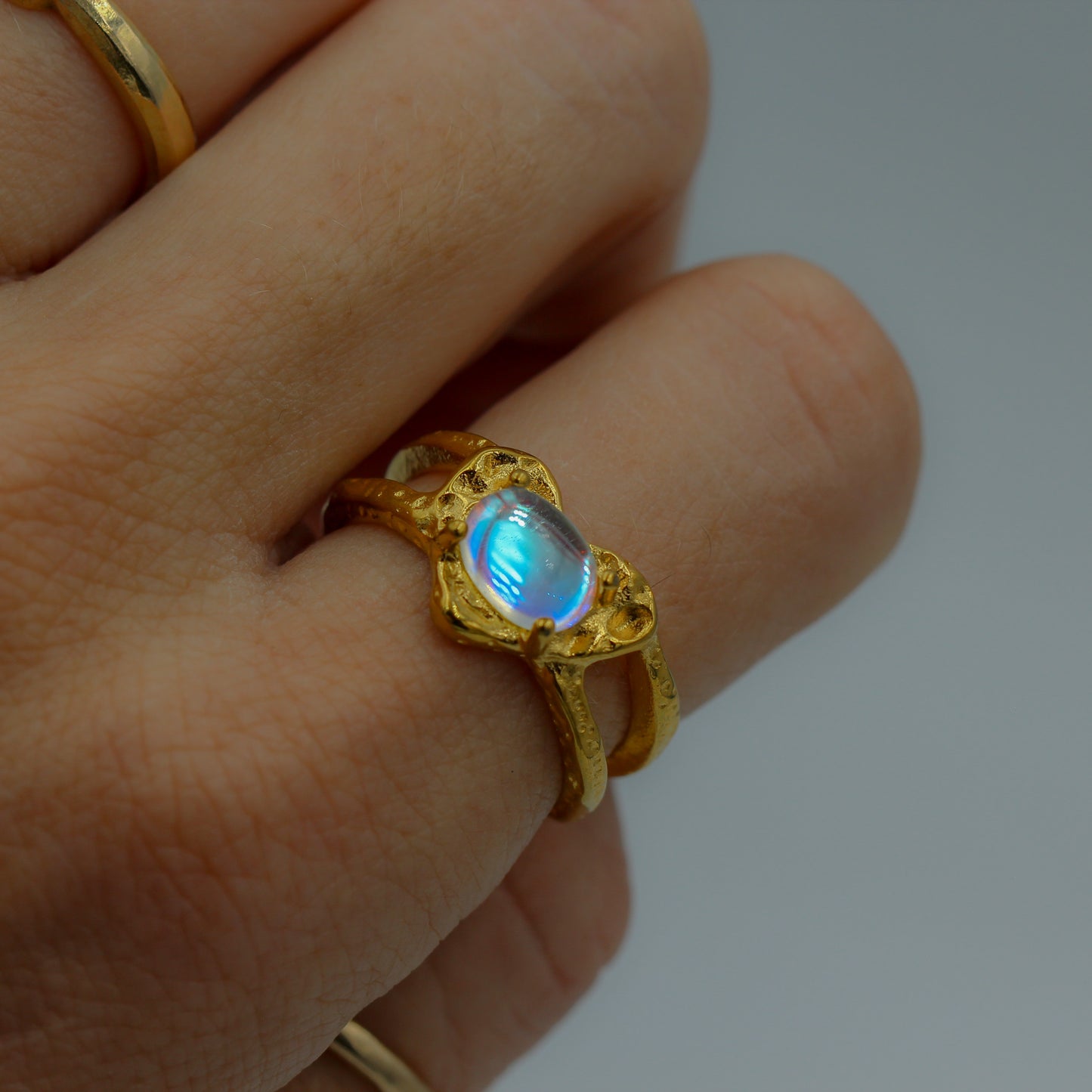 Lunar Heart Ring