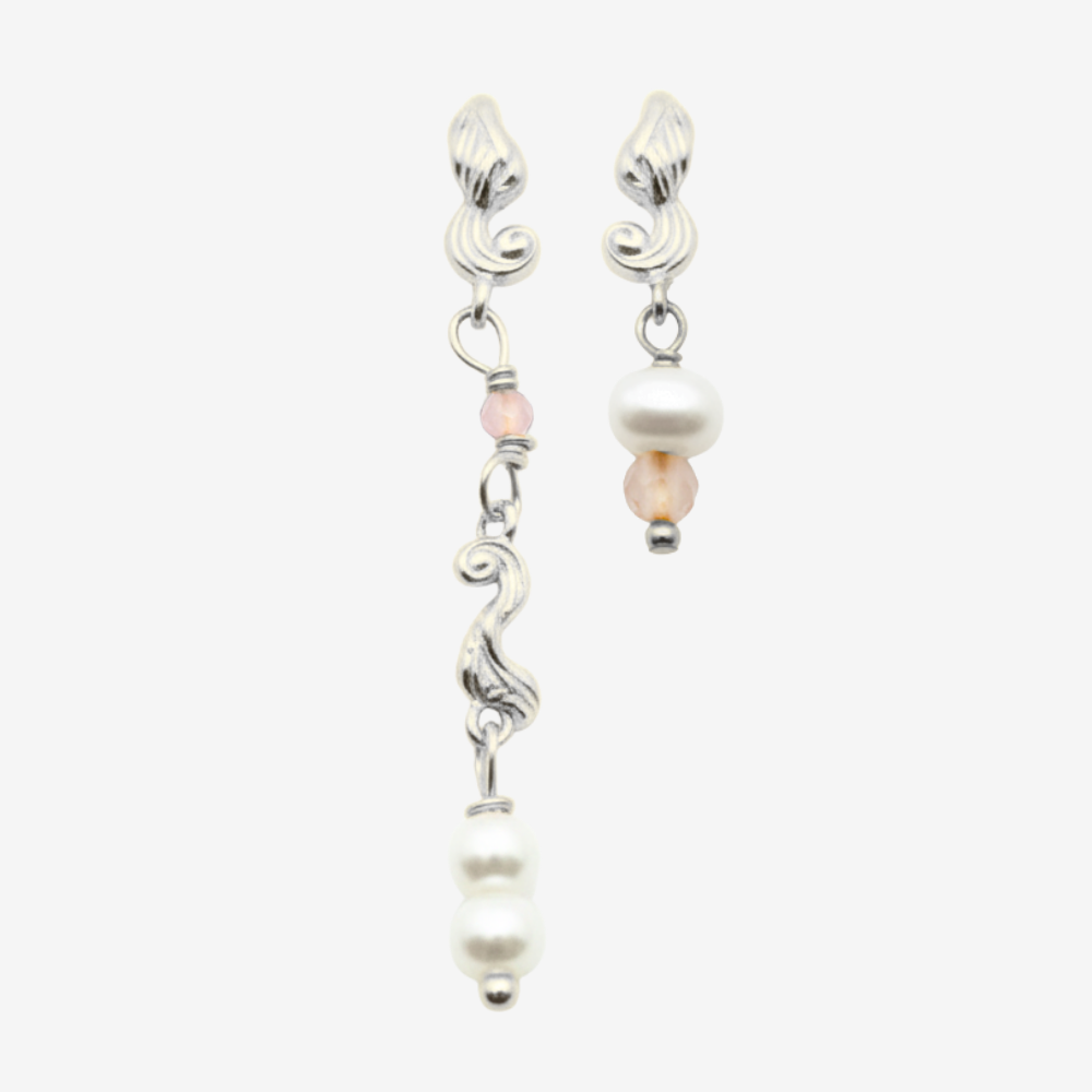 Swirl Pearl Set / øreringssæt