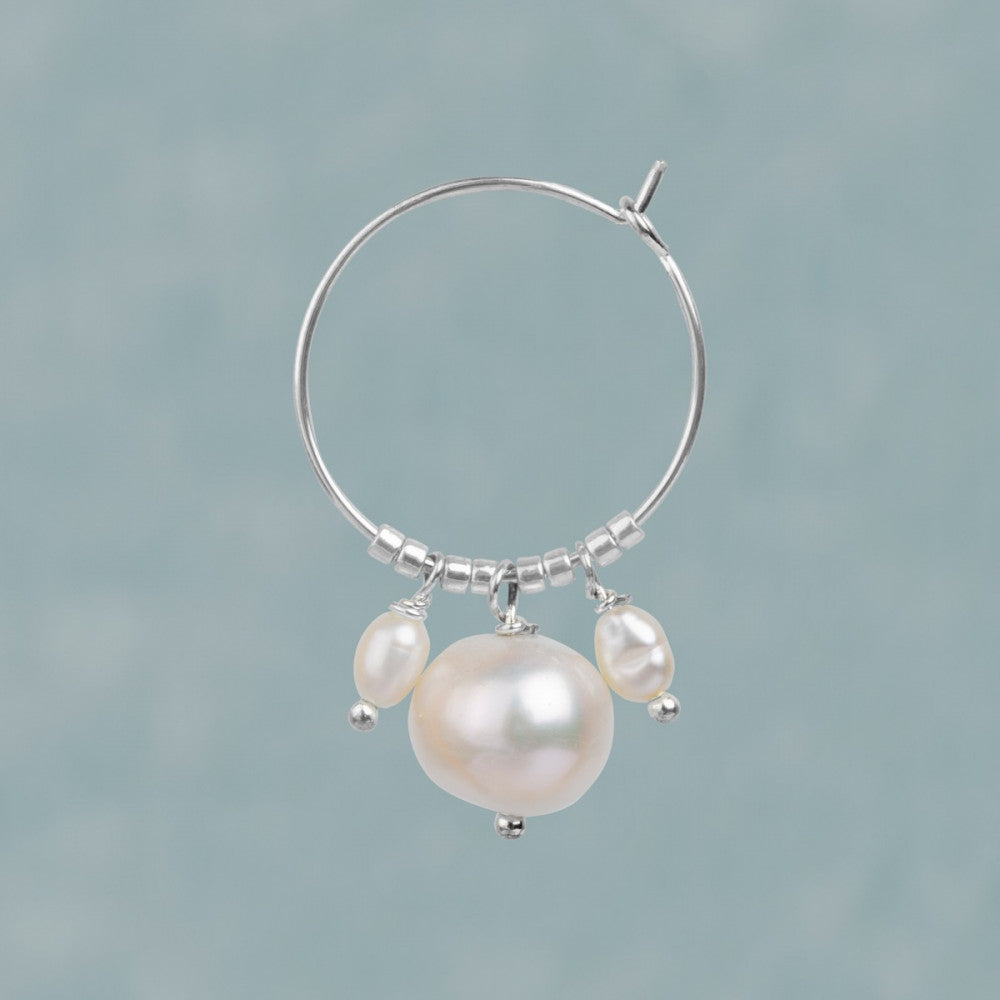 1 x Freshwater Pearl Hoop