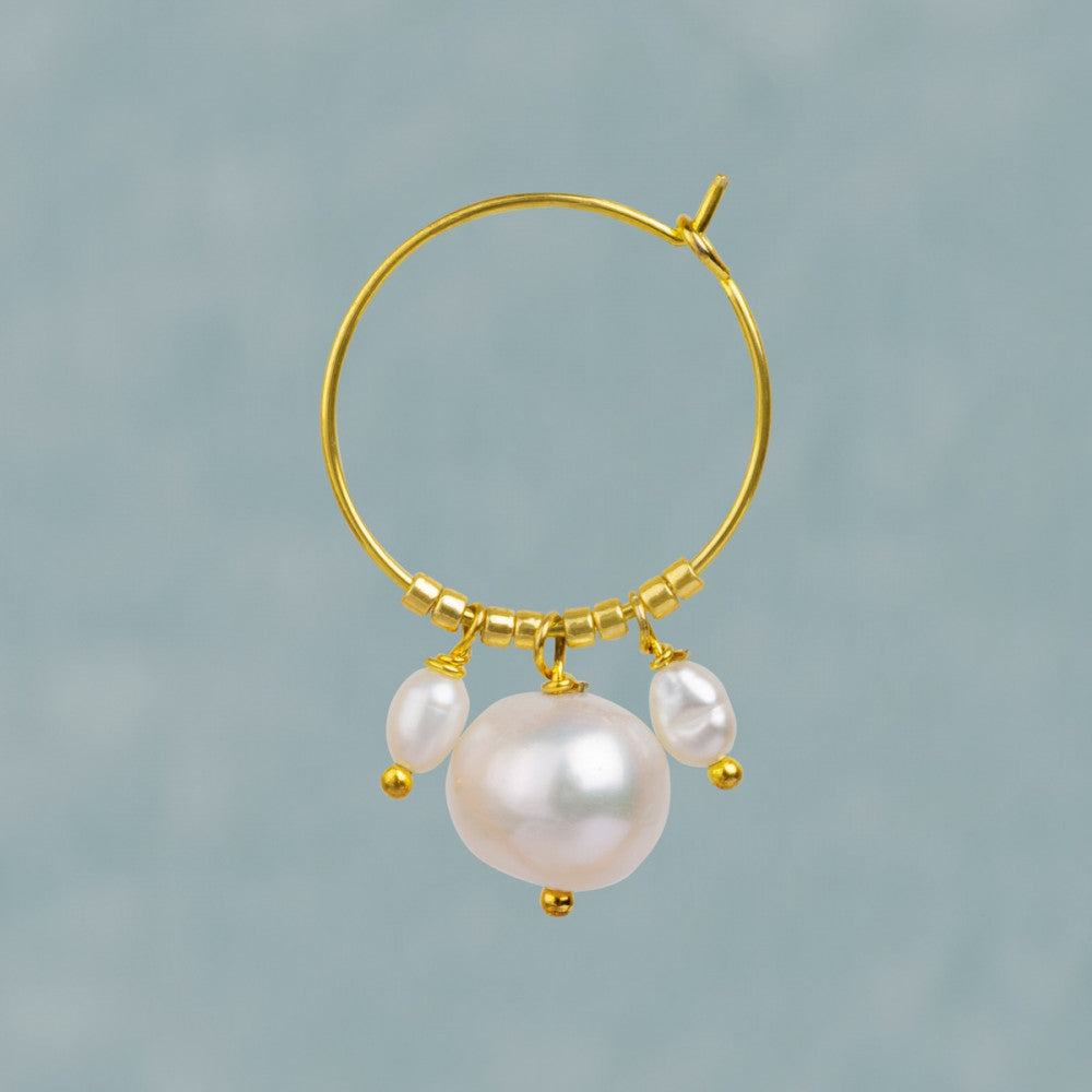 1 x Freshwater Pearl Hoop