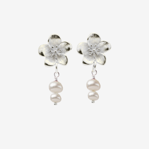 1 x Flower Pearl Earstick