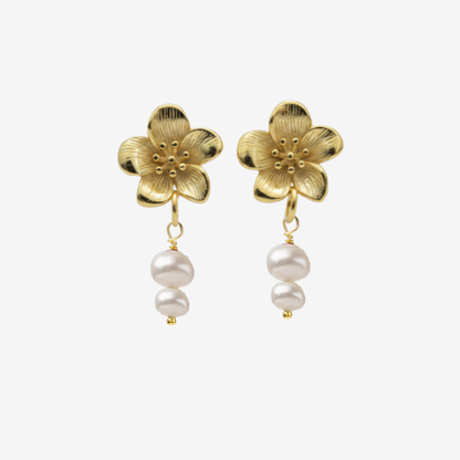 1 x Flower Pearl Earstick