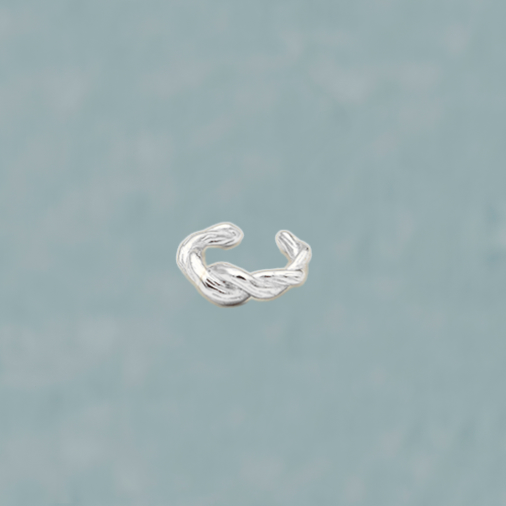 Chunky Earcuff i sølv