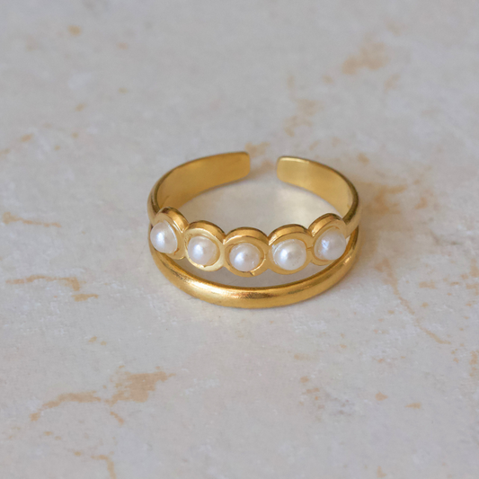 Open Pearl Ring