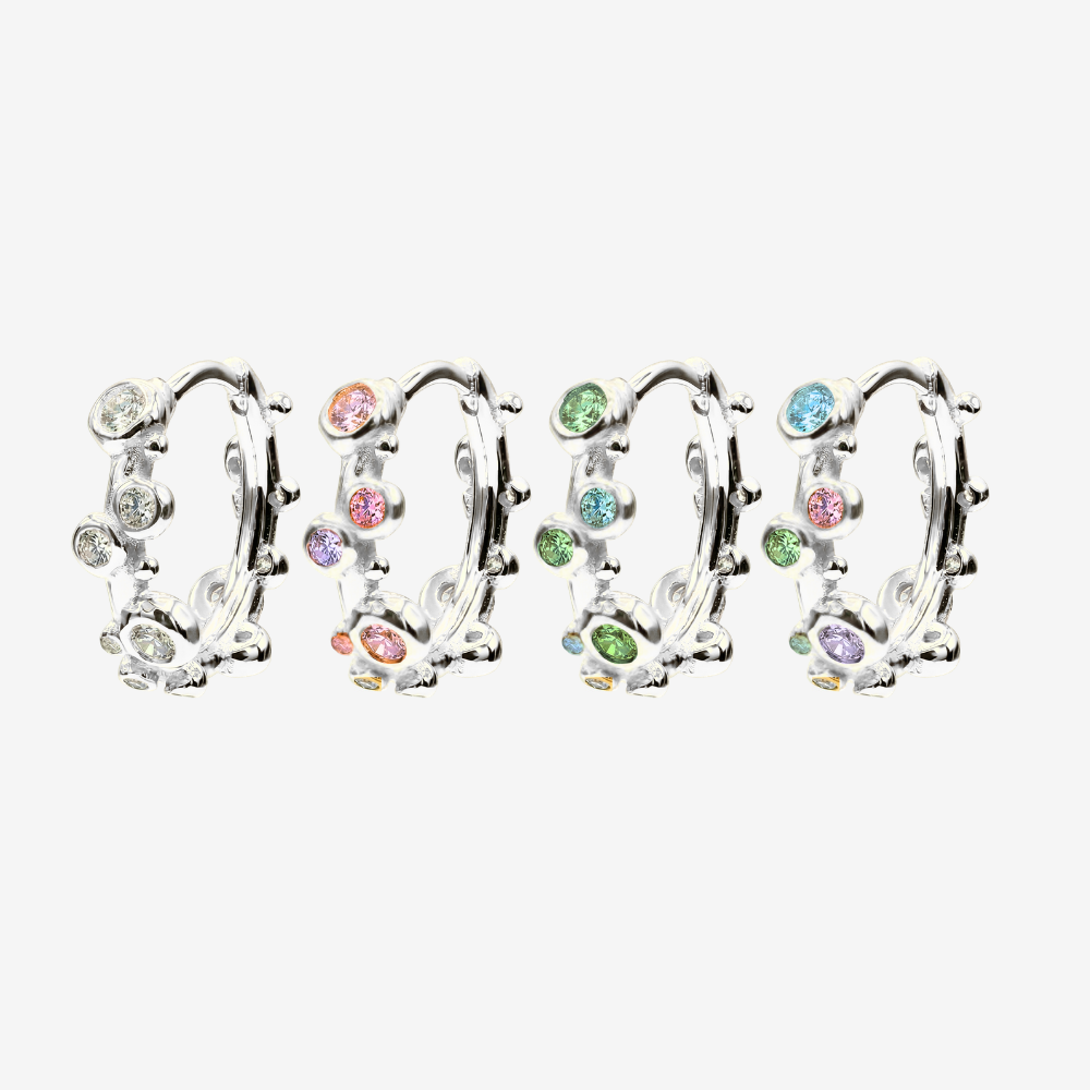 Crystal Hoop / ørering