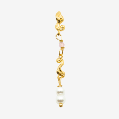 Swirl Pearl Earring / Ørering