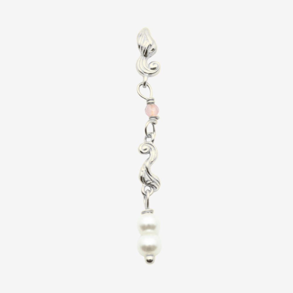 Swirl Pearl Earring / Ørering
