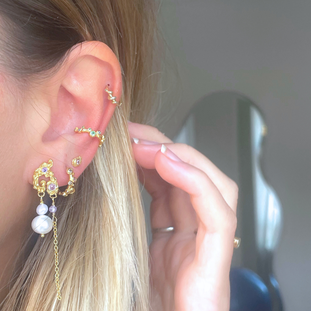 1 x Crystal Earcuff