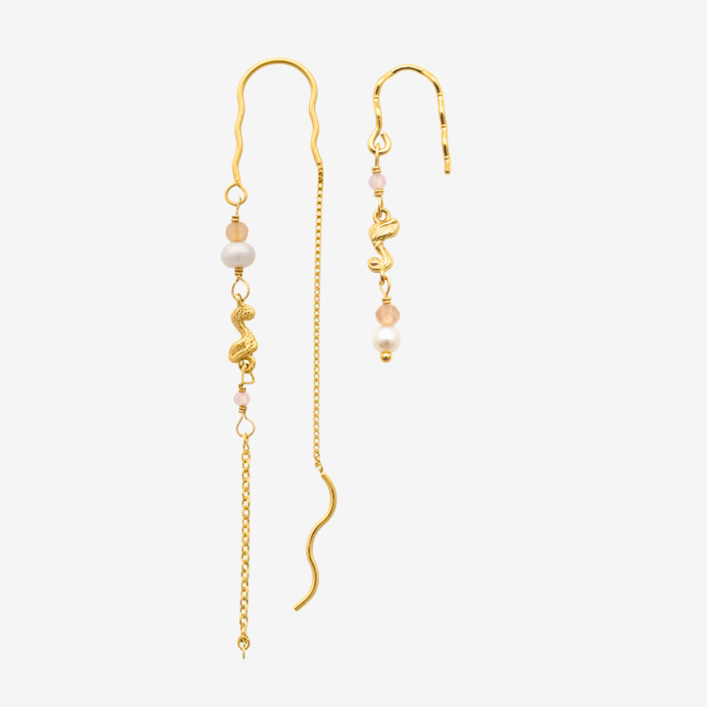 Wavy Swirl Set / øreringssæt