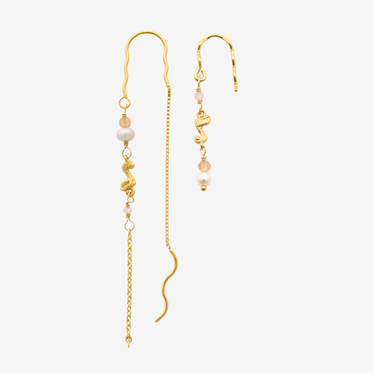 Wavy Swirl Set / øreringssæt