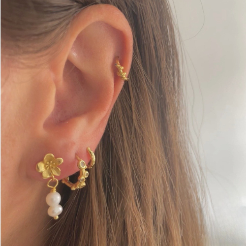 1 x Flower Pearl Earstick