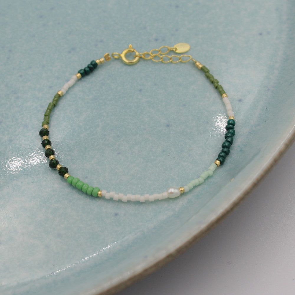 Bracelet // Mixed Green