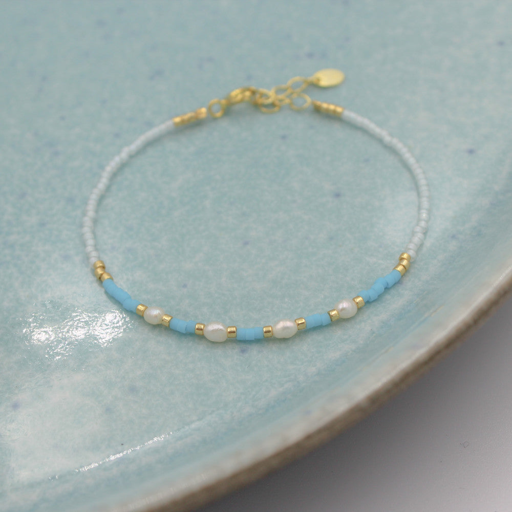 Bracelet // Pearl Blue