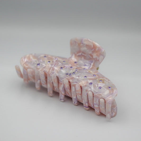 Hair clip // Crystal Pink