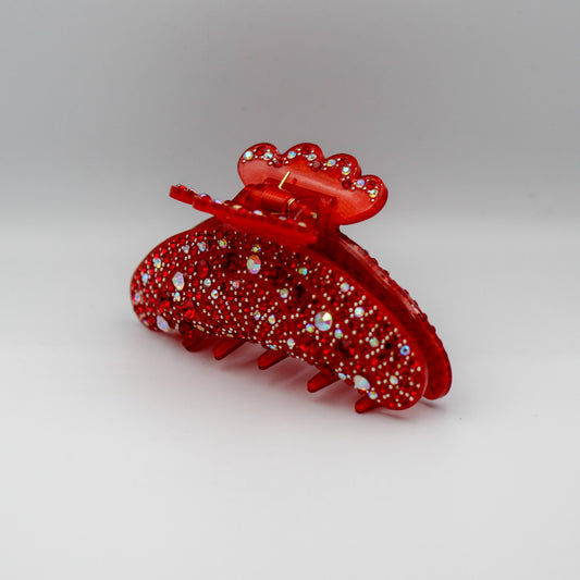 Hair clip // Sparkling Red