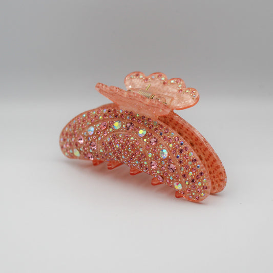 Hair clip // Sparkling Salmon