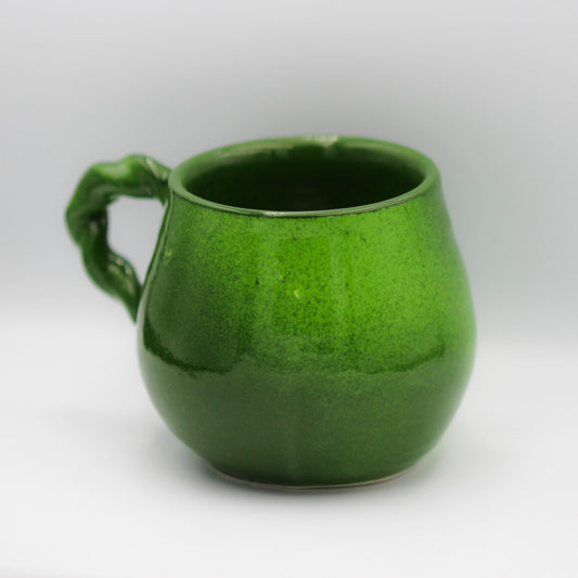 Twisted cappuccino cup // Green